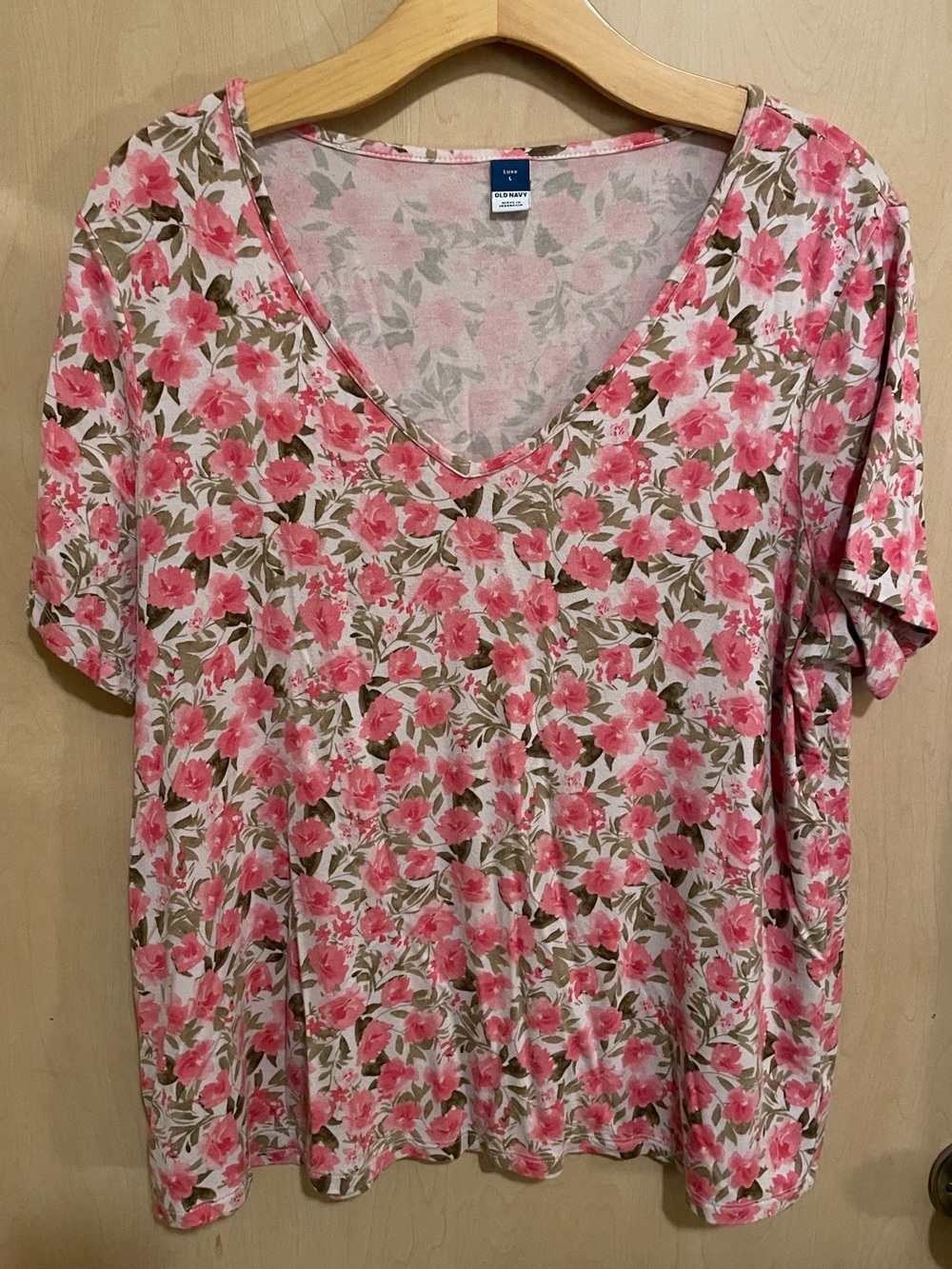 Floral V-Neck Women’s Top